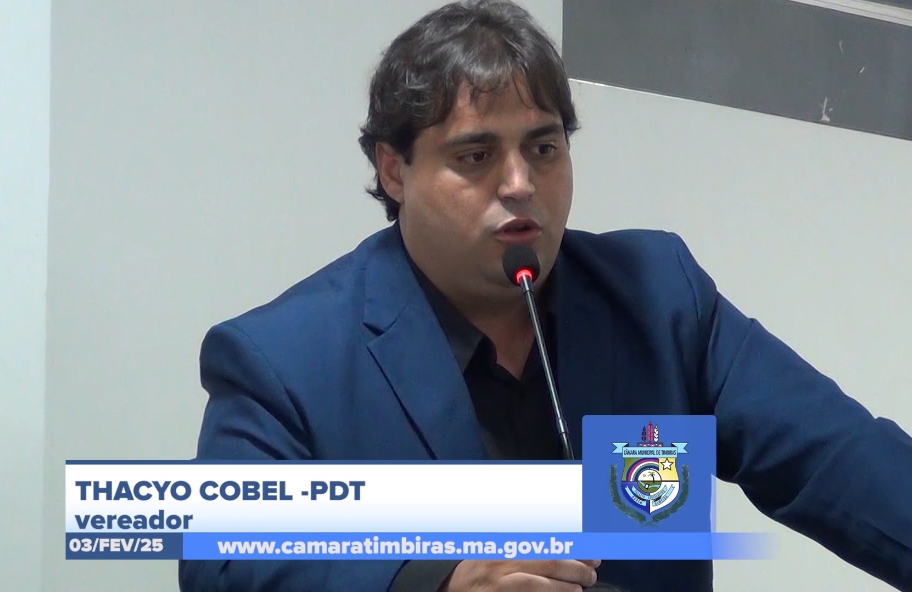 03/02: Vereador Thacyo Cobel defende diálogo sobre reajuste de professores e rebate críticas à câmara